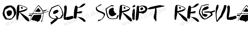 Oraqle Script Regula字体转换